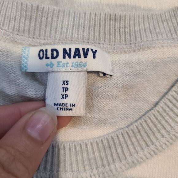 Old Navy xs womens striped knit short sleeve sweater material - Picture 4 of 8